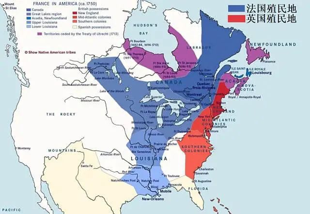 而法国的殖民势力仅仅局限于非洲和其他地区的一些孤岛.