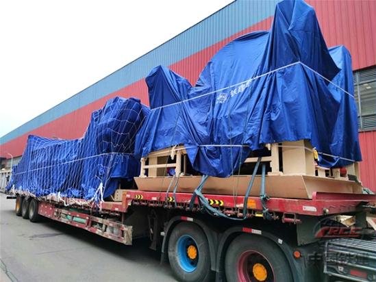 盾构机装车发运 图自中国铁建官方微信