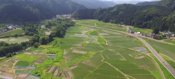 菅义伟的故乡秋之宫村。