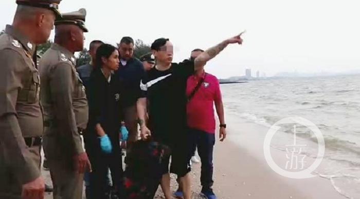 卢某归案后,向当地警方指认犯罪现场。/受访者供图