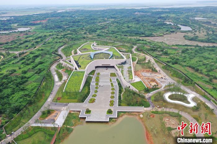 图为正在建设中的南昌汉代海昏侯国遗址公园。(2020年6月28日拍摄) 刘占昆 摄