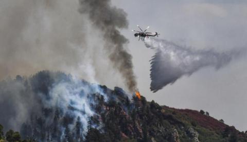 美国山火有害烟雾影响北美大片地区，还飘到欧洲