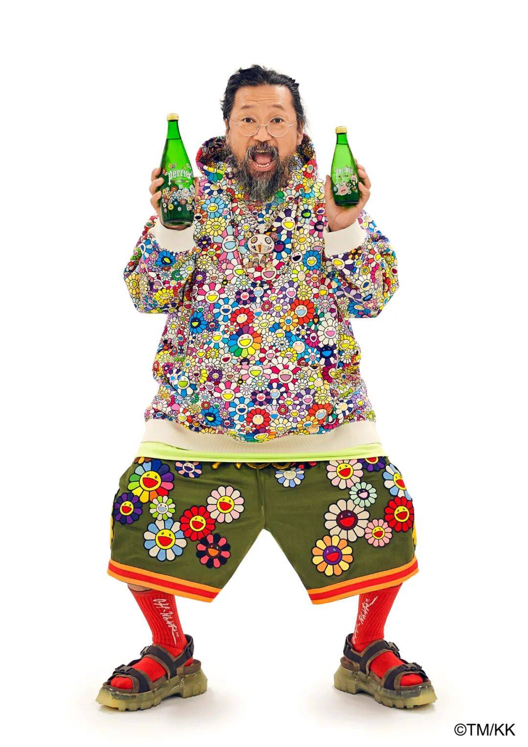 PERRIER x MURAKAMI 村上隆打造气泡水界的艺术品