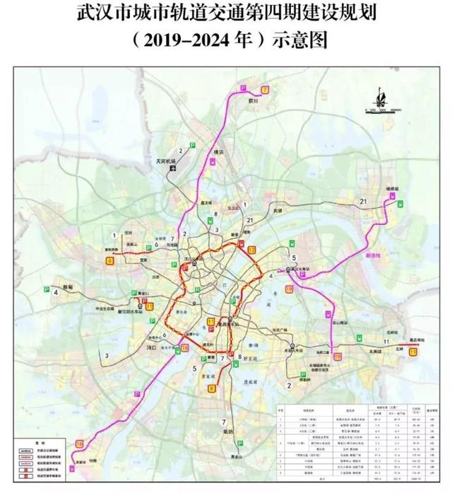 武汉地铁16号线路图,武汉16号线地铁线路图 两条地铁线同属武汉轨道交通第四期建设规划里的线路