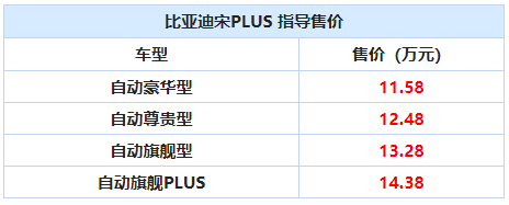 次低配性价比最高？全新比亚迪宋PLUS上市