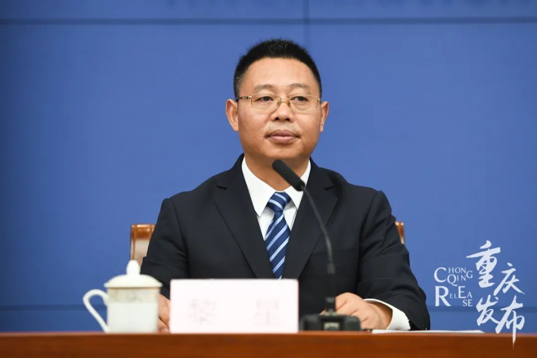 黎星回覆记者提问 邹乐 摄