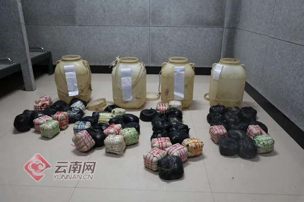 云南普洱警方破获4起贩毒案:缴毒211公斤 抓获