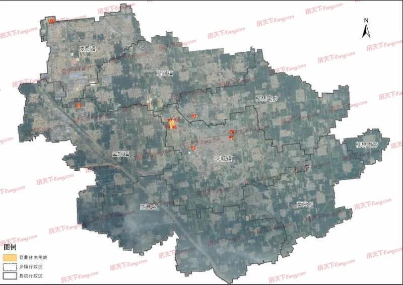 正文  藁城区存量住宅用地项目分布图   井陉矿区存量住宅用地项目