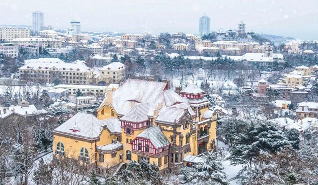 青岛一场雪后瞬间美成了童话里的世界！