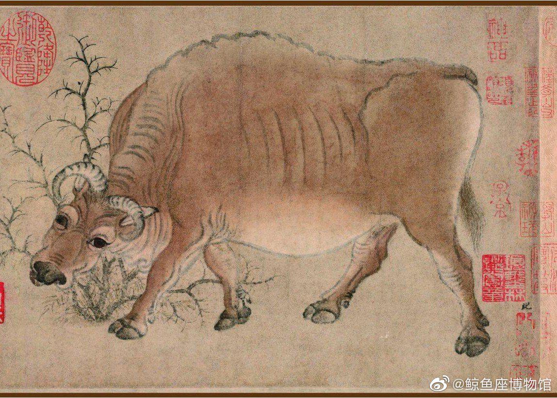 中国历代画牛名作_凤凰网