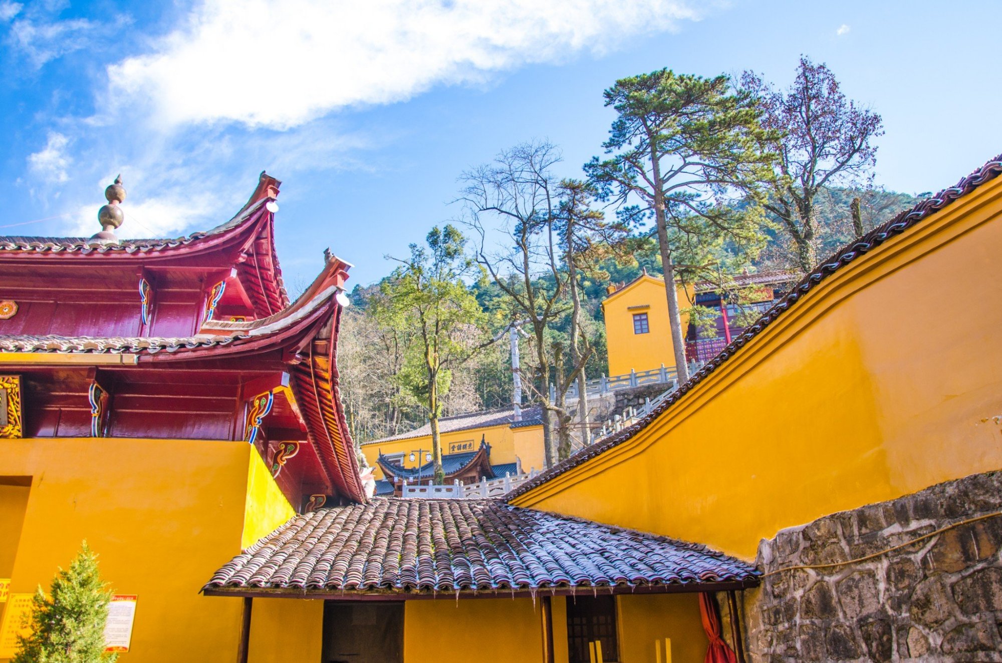 安徽九华山四大禅林之首，至今400多年历史，香火非常旺盛