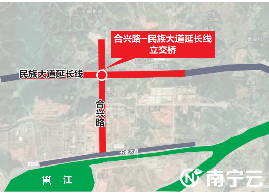 拟修建的两座立交桥位置示意图 佑佳/制图