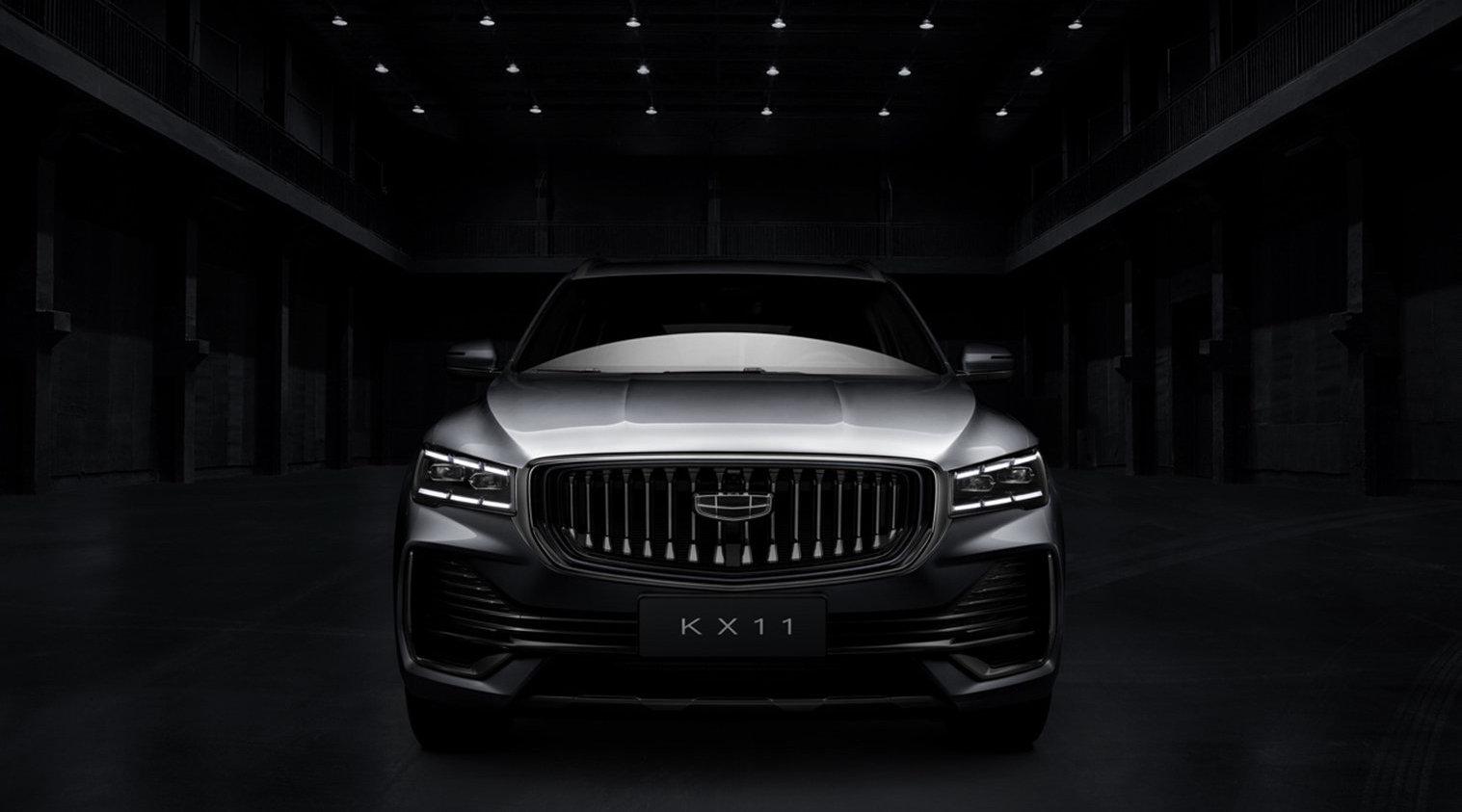 新车快讯｜吉利全新SUV长这样！KX11官图首曝，看前脸就很霸气