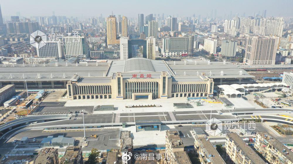 南昌火车站东广场启用在即 洪都高架可直达南昌火车站