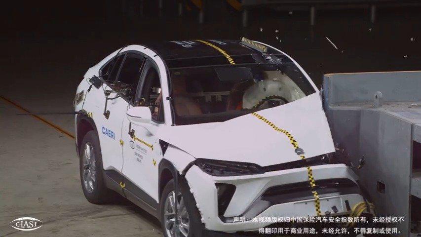 蔚来 EC6 中国保险汽车安全指数测评视频完整版……