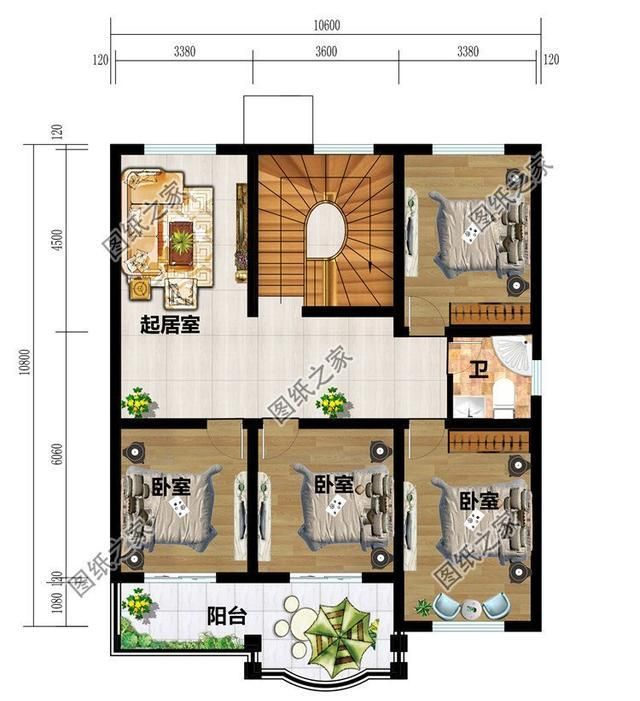 100平方宅基地设计图,100平米自建房设计图 现代农村建的90至100平米二层自建房宅基地不过百也能很精彩