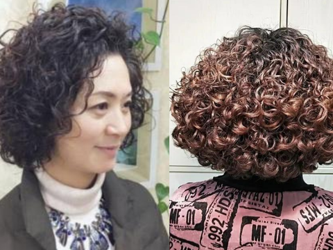 谁说老年人只能烫小卷这几种大卷发型时髦减龄也非常适合老人