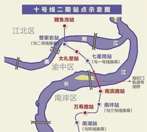 重庆轨道交通十号线的遗憾当初为何不能延伸到巴南李家沱