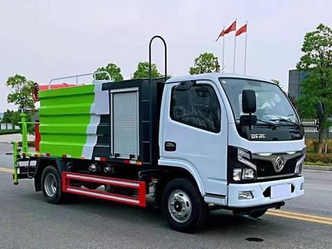 东风福瑞卡5方抑尘车 360度全自动旋转喷雾