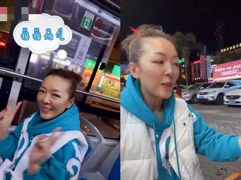 49岁TVB女艺人坐公车吃路边摊，经商亏损百万，内地买房养老