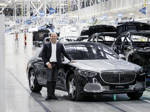 重要的里程碑，第5000万辆奔驰在德国工厂下线