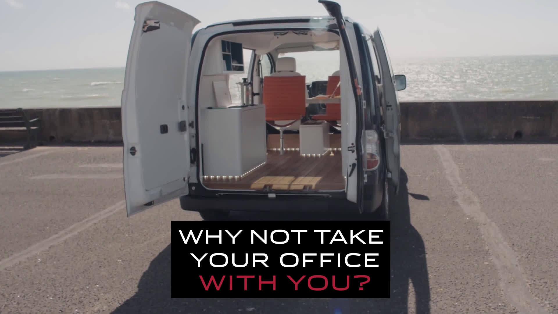 2015年日产e-NV200 WORKSPACe概念车，没量产的原因昨天聊过……