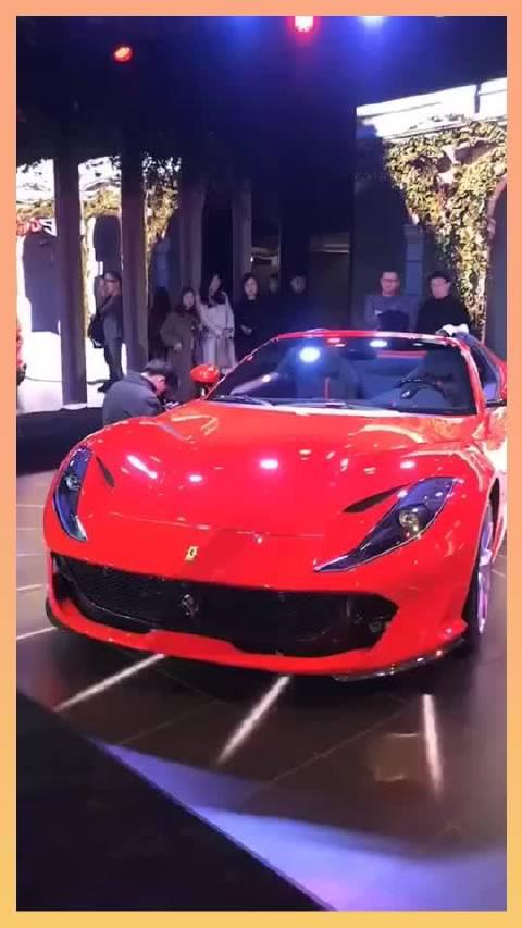 法拉利812SuperfastGTS上海车展首发