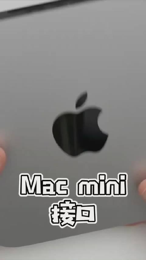 苹果Mac mini的接口着实丰富，雷电口，USB a，网线口，耳机孔……