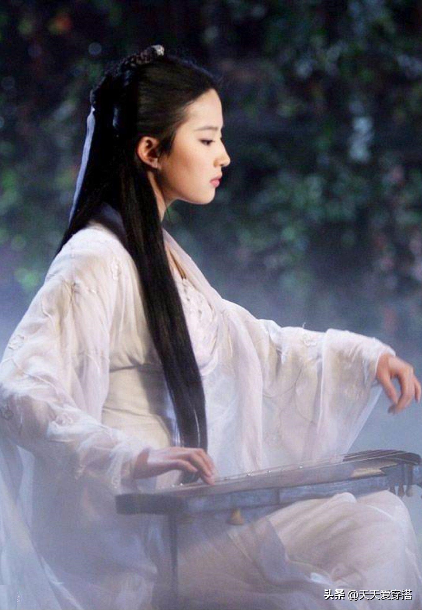 盘点女星古装唯美的侧脸镜头,你觉得谁最美!