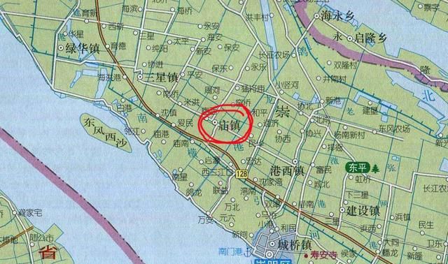 在上海市崇明区,有两个镇的名字是"单字镇",即庙镇和堡镇.