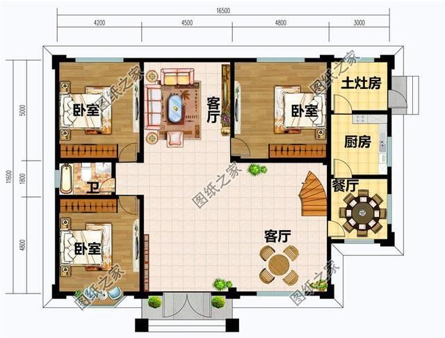 别墅140平方设计图纸,占地140平别墅设计图 款式二:农村二层自建别墅设计图,占地140平米左右,户型极佳