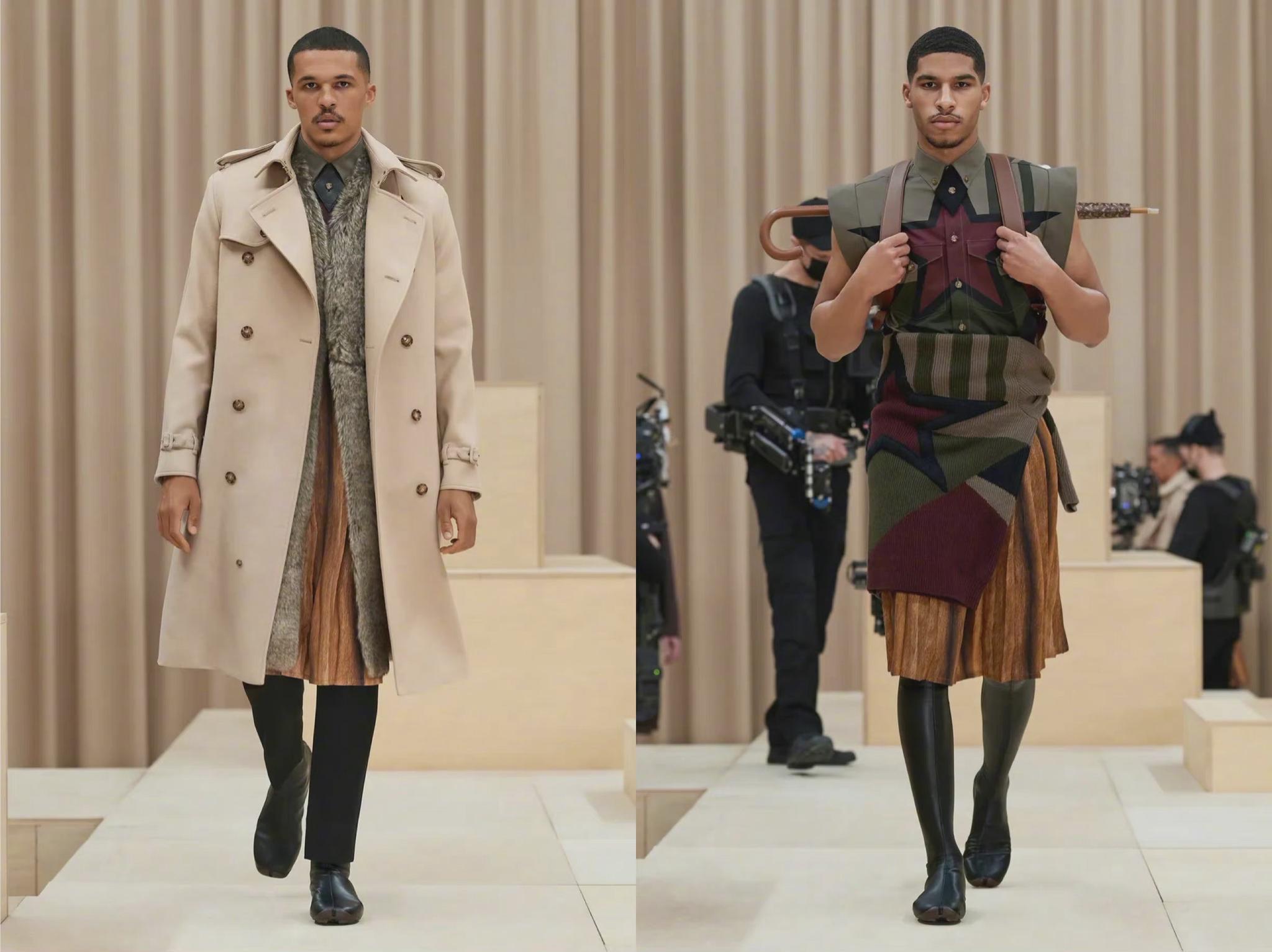 巴宝莉2021秋冬时装秀,四大时装周 burberry 2021秋冬男装系列