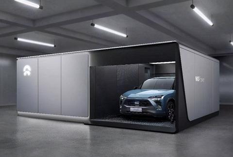 纯电动车也能进加油站了?蔚来联手中石化推二代换电站