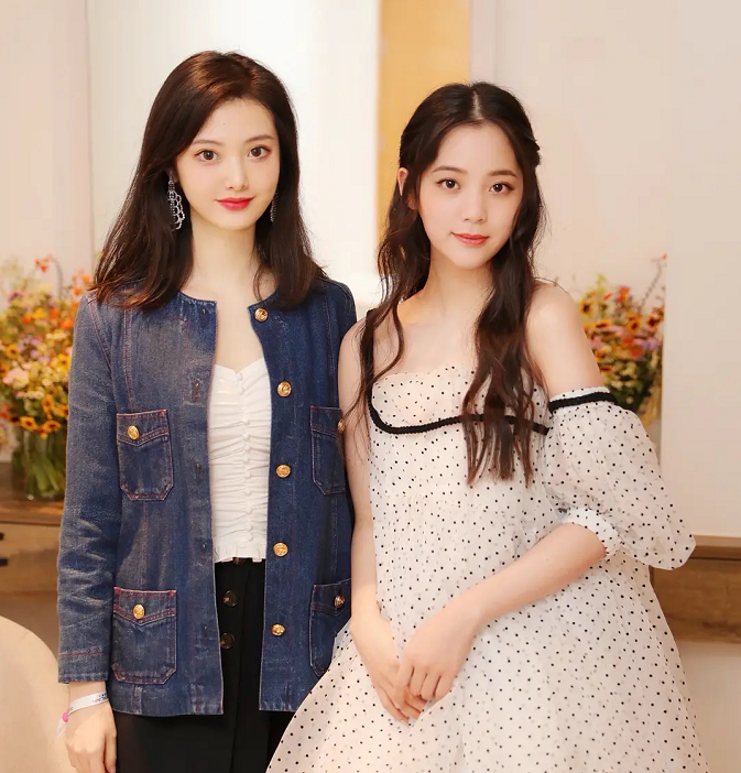 明星和网红同框：赵丽颖五官精致，梅婷素颜扛打，关晓彤巴掌脸