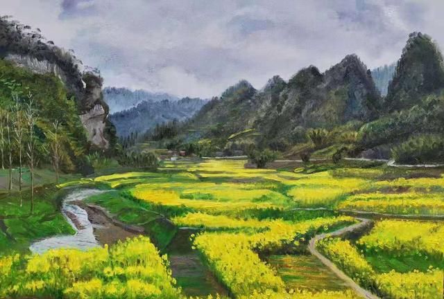 宜宾筠连县:"油画"绘制乌蒙山的美好新农村
