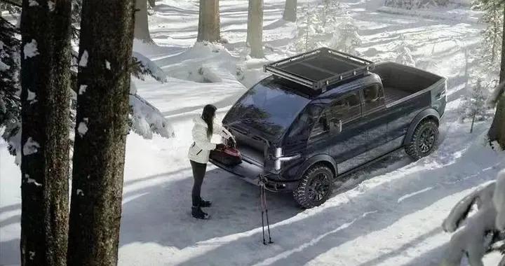 纯电皮卡又加入一员 Canoo纯电皮卡官图发布