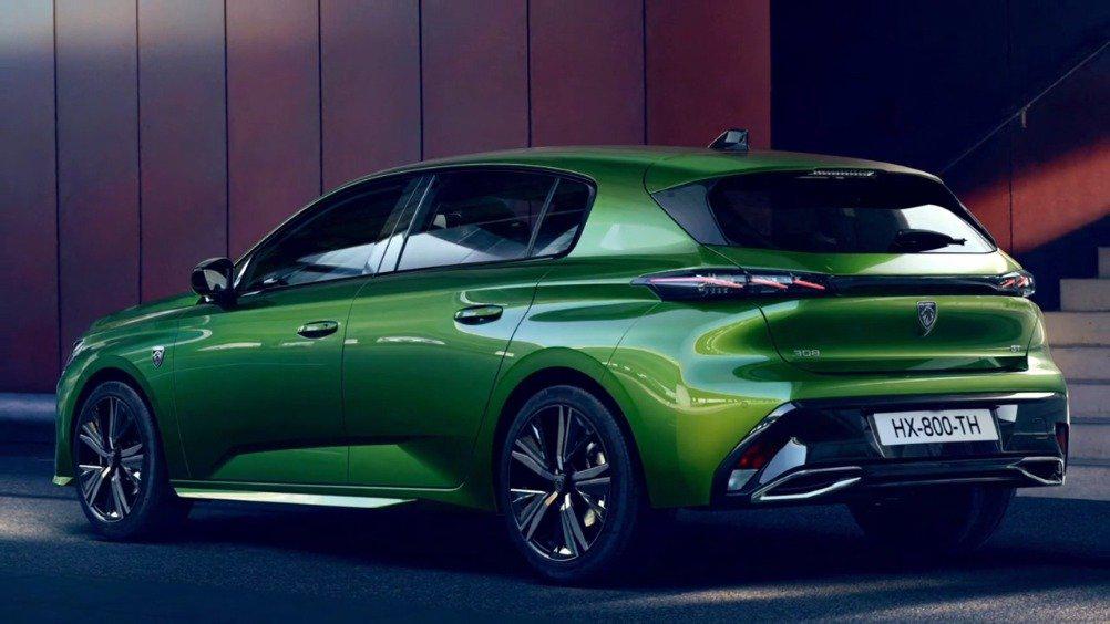 全新2021款 标致308的内饰和主舱外观展示……