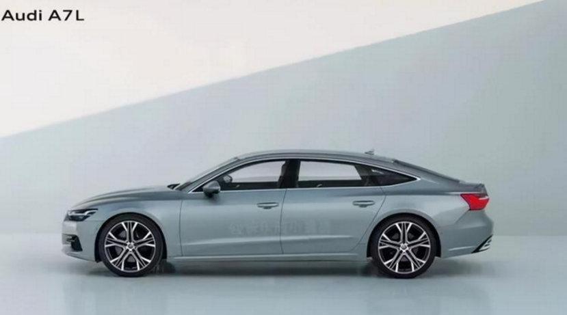 上海车展亮相？上汽奥迪A7L官图发布，轴距加长配贯穿式尾灯！