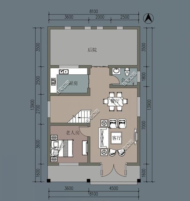 8米x12米平面图,12米x12米房屋平面图 开间8米进深14米怎么建房