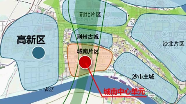 后来荆州古城疏散,又定位为荆州区级行政中心,承接古城内各单位转移