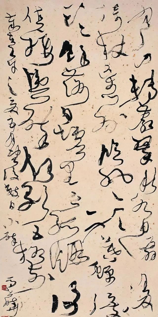 他被誉为"当代狂草第一人",狂草有"癫张醉旭"笔意,字字精彩