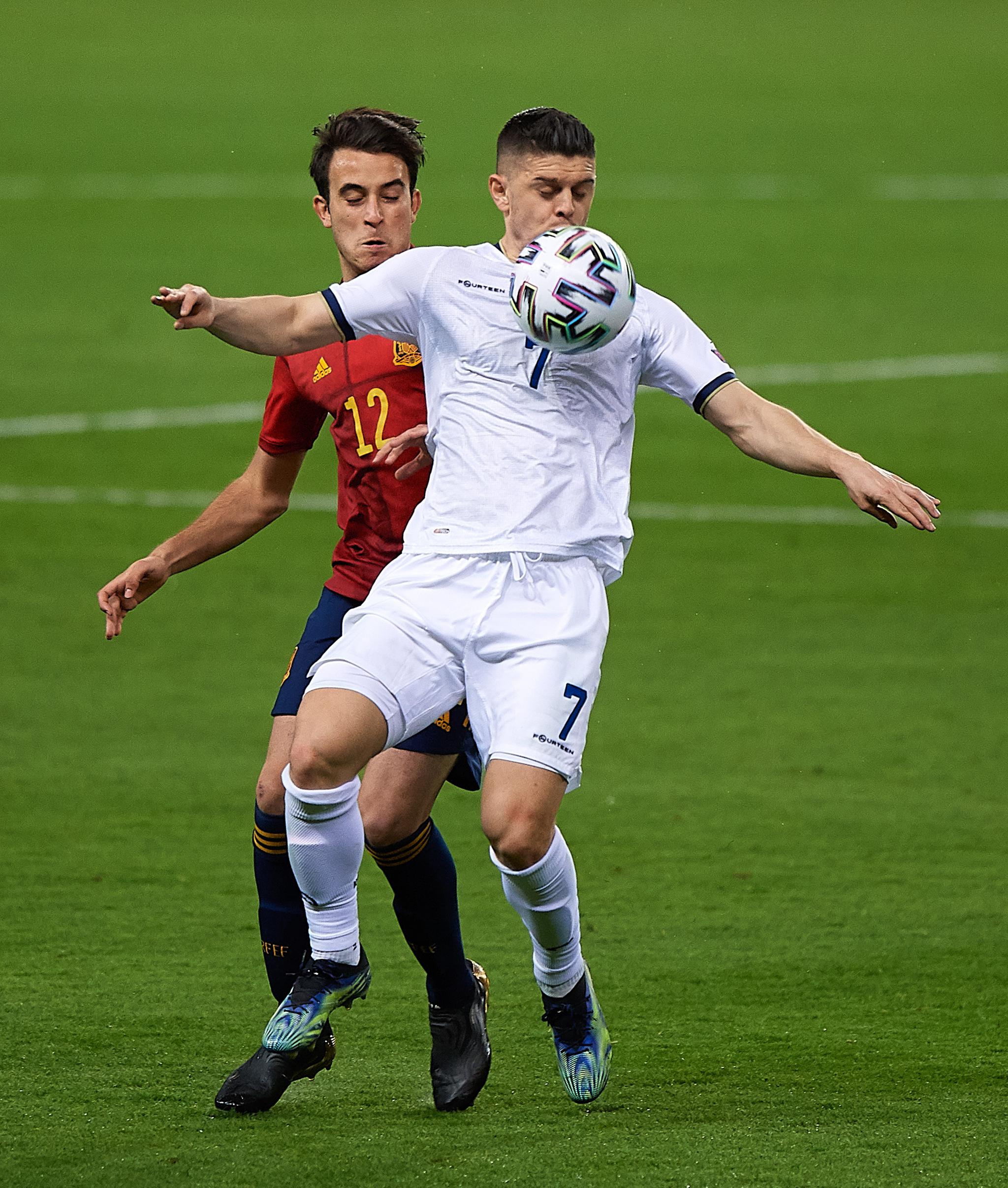 足球——世预赛:西班牙胜科索沃