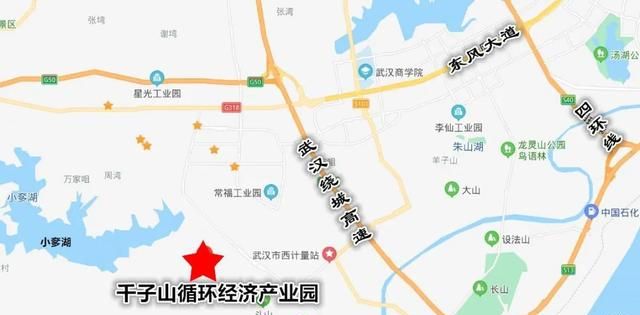 园是市级重点项目千子山循环经济产业园位于蔡甸区常福工业园千子山畔