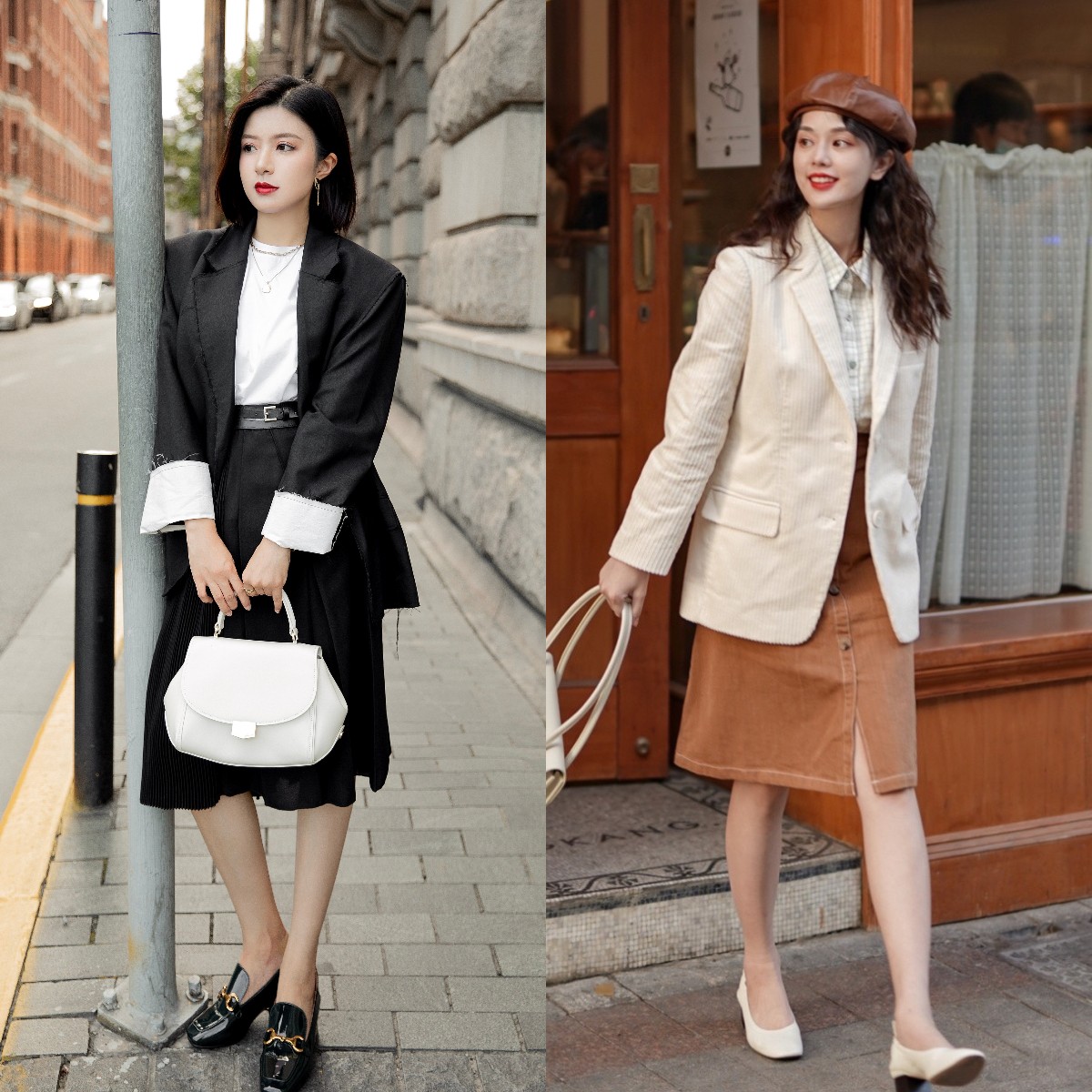女生小西装怎么穿才不会显得太正式?