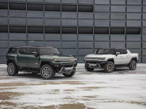 最大马力842匹，扭矩过万！纯电悍马SUV官图发布