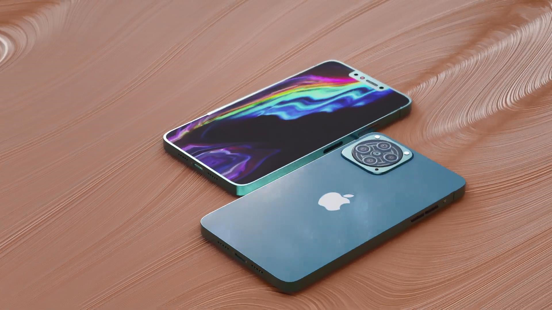 iphone13广告宣传图,iphone11pro宣传图 iphone13promax渲染图:陶瓷机身配90w快充,十字架5摄可以旋转
