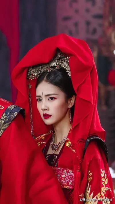 盘点女明星们的古装嫁衣造型,惊艳动人太美了!