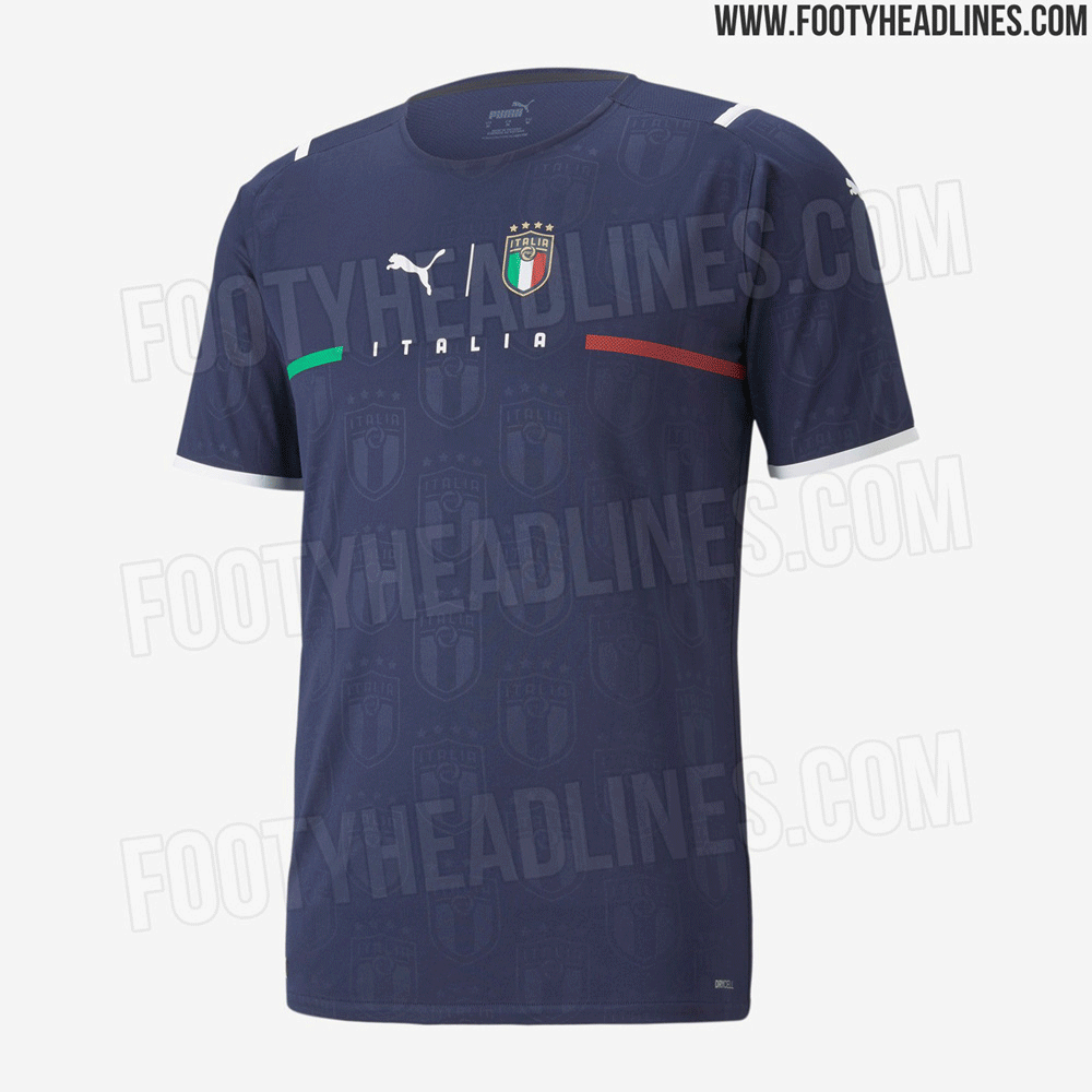 PUMA为欧洲杯国家队打造的客场球衣曝光