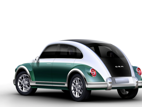 新车速递丨大众某虫由欧拉来复活 欧拉全新复古车型官图发布