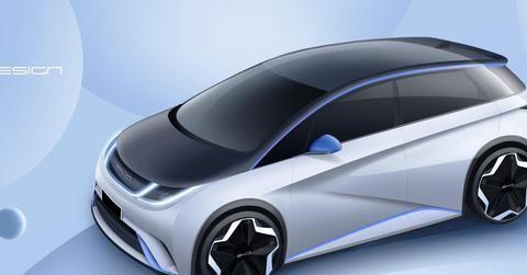 比亚迪EA1设计效果图曝光,快看看是不是你的心动Pick